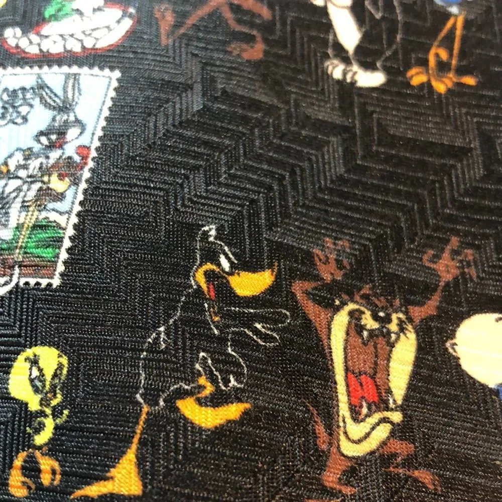 Vintage Looney Tunes Stamp Collection 1997 Tie USPS New Without Tags
